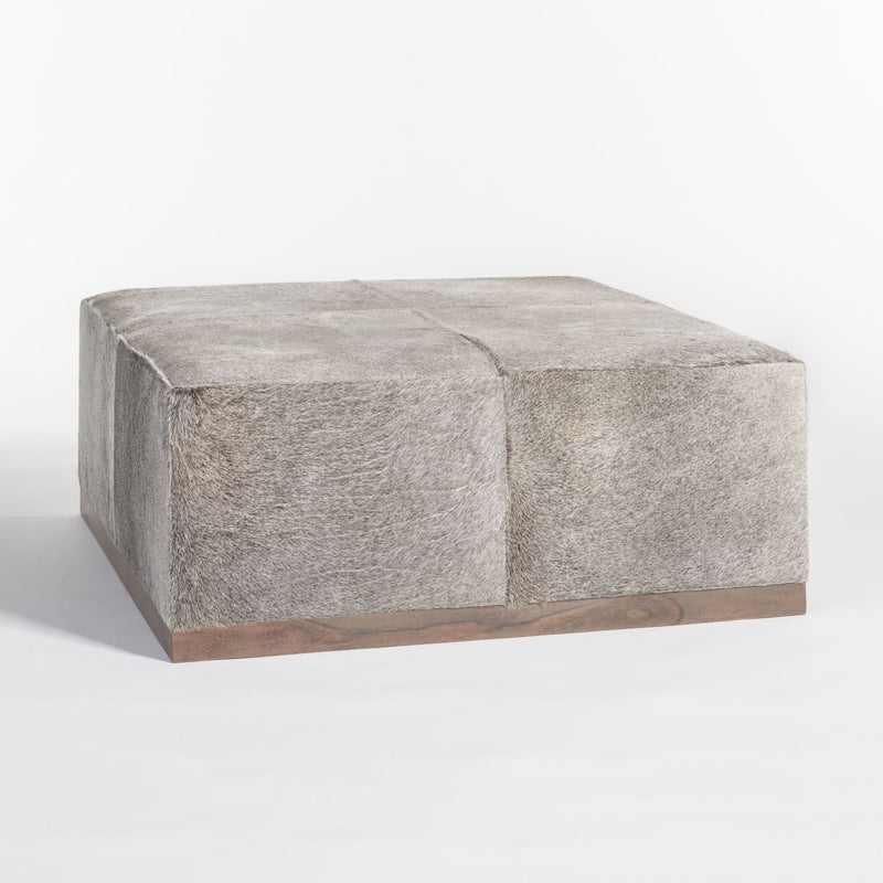 media image for Felix Frosted Hide Leather Ottoman 3 212