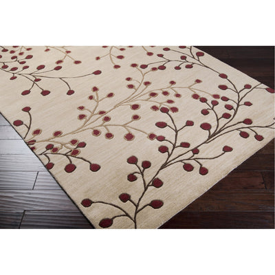 product image for Athena ATH-5053 Hand Tufted Rug in Burgundy & Camel by Surya 9