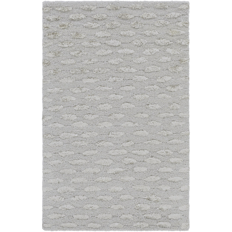 media image for atlantis collection new zealand wool area rug in gray silver surya rugs 1 289
