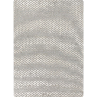 product image for atlantis collection new zealand wool area rug in gray silver surya rugs 3 57