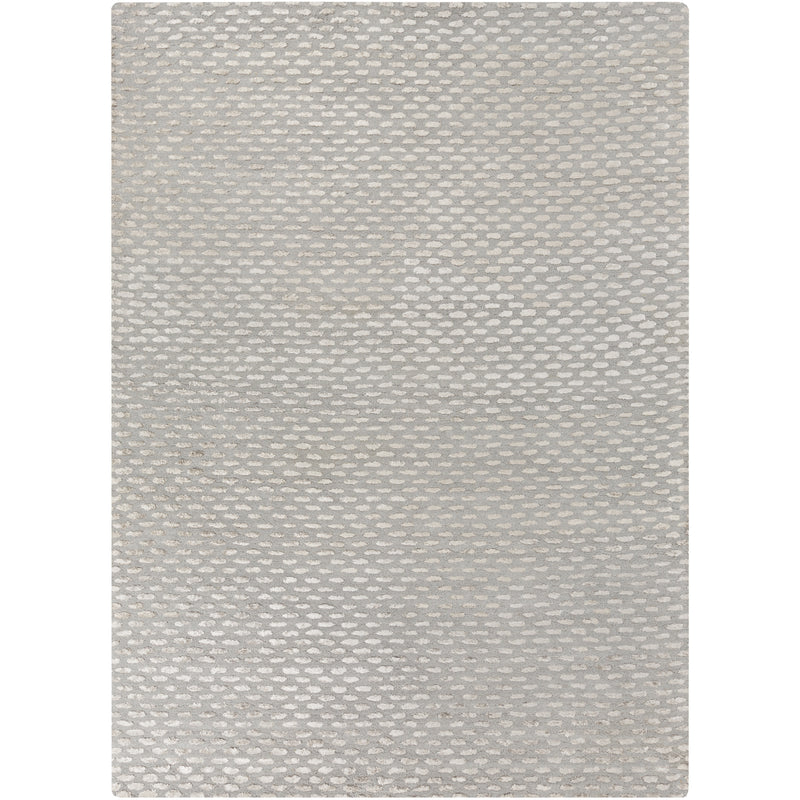 media image for atlantis collection new zealand wool area rug in gray silver surya rugs 3 215