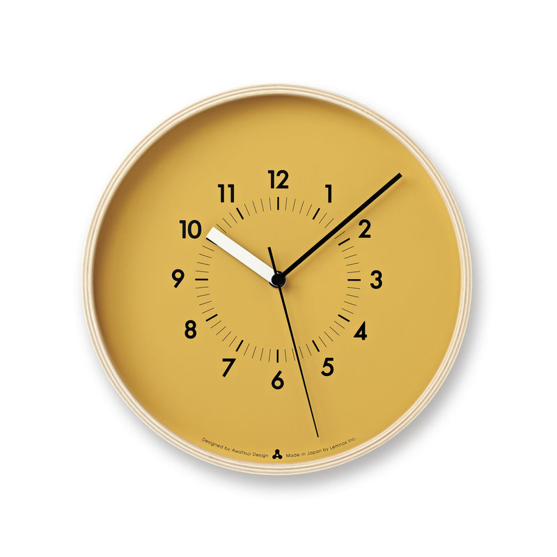 media image for soso clock in orange design by lemnos 1 242
