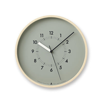product image of soso clock in grey design by lemnos 1 554