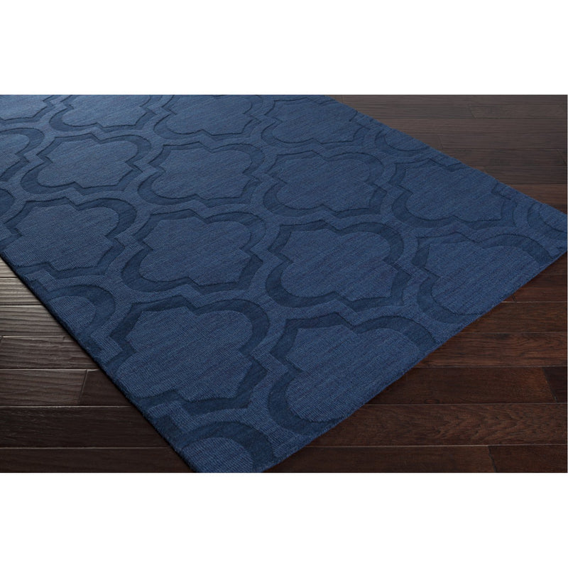 media image for Central Park AWHP-4008 Hand Loomed Rug in Dark Blue by Surya 240