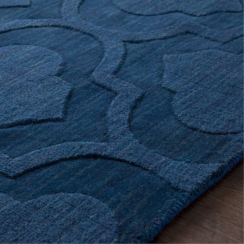 media image for Central Park AWHP-4008 Hand Loomed Rug in Dark Blue by Surya 241