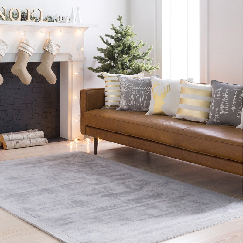 media image for Silk Route AWSR-4036 Hand Loomed Rug in Light Gray by Surya 291