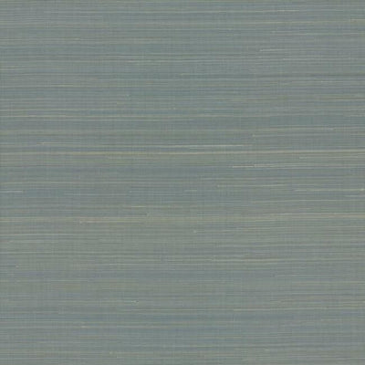 product image of Abaca Weave Wallpaper in Blue by Antonina Vella for York Wallcoverings 564