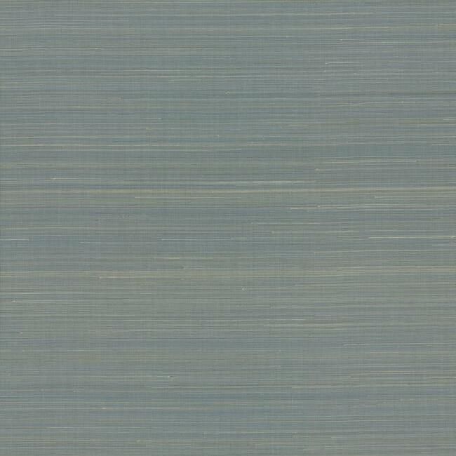 media image for Abaca Weave Wallpaper in Blue by Antonina Vella for York Wallcoverings 24