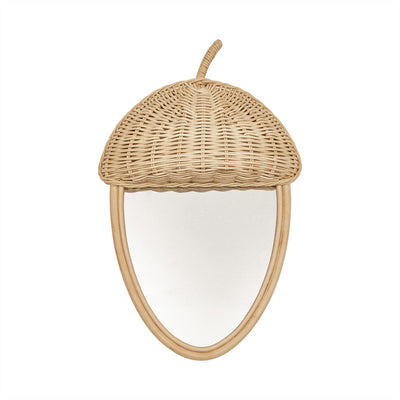 product image of acorn rattan wall mirror 1 579