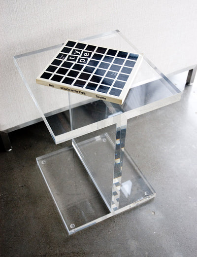 product image for Acrylic I-Beam Table design by Gus Modern - BURKE DECOR 90