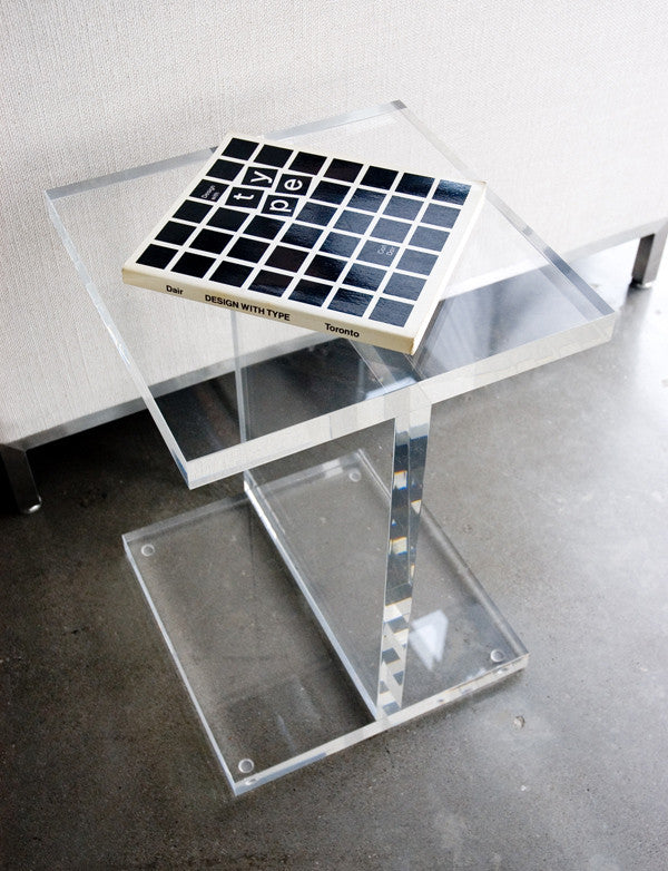 media image for Acrylic I-Beam Table design by Gus Modern - BURKE DECOR 293