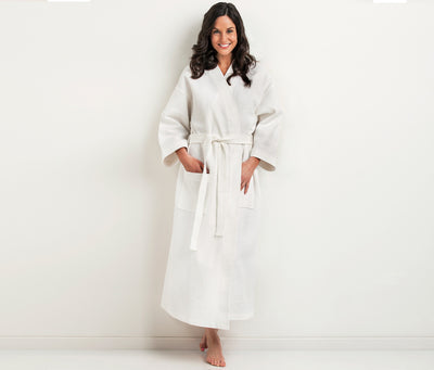 product image for Kimono Waffle Robe design by Turkish Towel Company 59