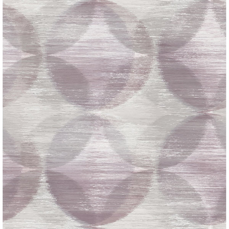 media image for Geometric Wallpaper in Purple from the Celadon Collection by Brewster Home Fashions 234
