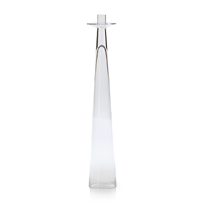 product image for Alina Glass Taper Candle Holder in Various Sizes 17