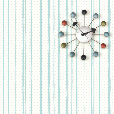 product image for All Mixed Up Peel & Stick Wallpaper in Silver and Teal by RoomMates for York Wallcoverings 18