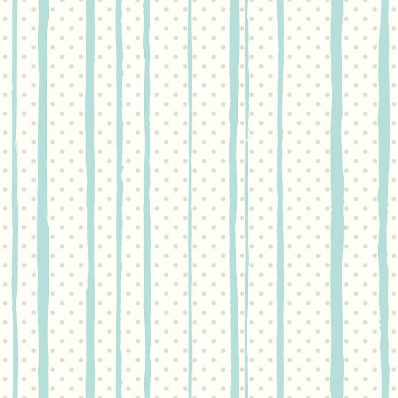 media image for All Mixed Up Peel & Stick Wallpaper in Silver and Teal by RoomMates for York Wallcoverings 293