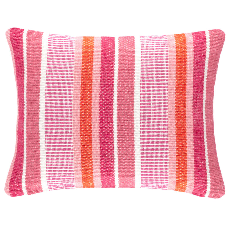 media image for always greener pink orange indoor outdoor decorative pillow cover by fresh american fr763 pil16cv 1 267