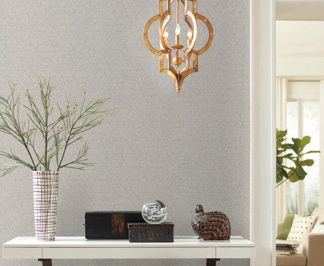 media image for Amulet Wallpaper in Porcelain from the Moderne Collection by Stacy Garcia for York Wallcoverings 227