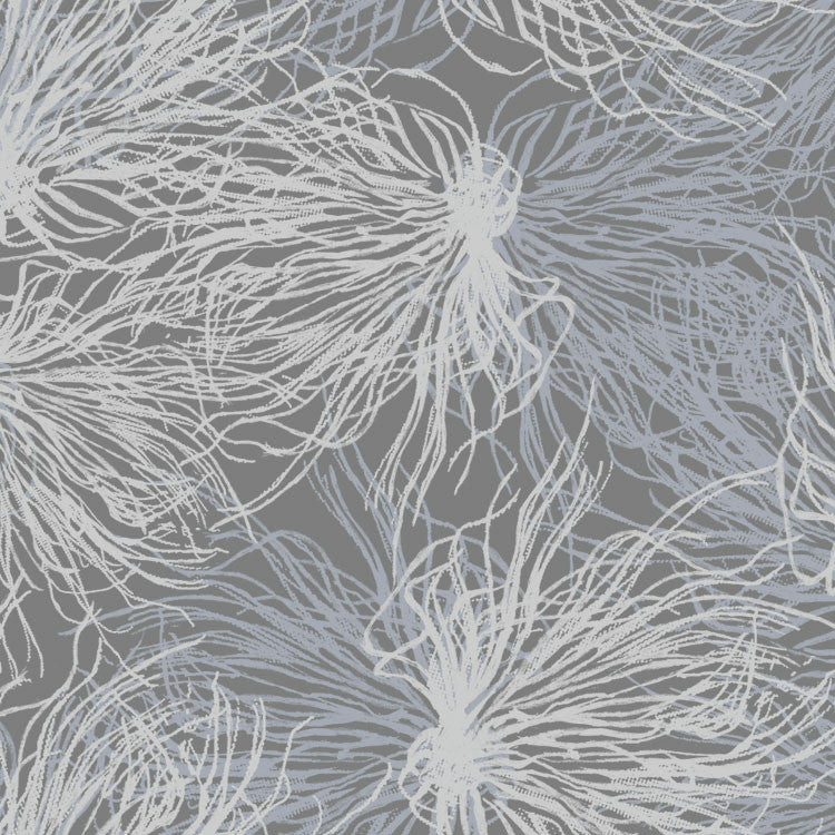 media image for Anemone Wallpaper in Snowflower design by Jill Malek 291