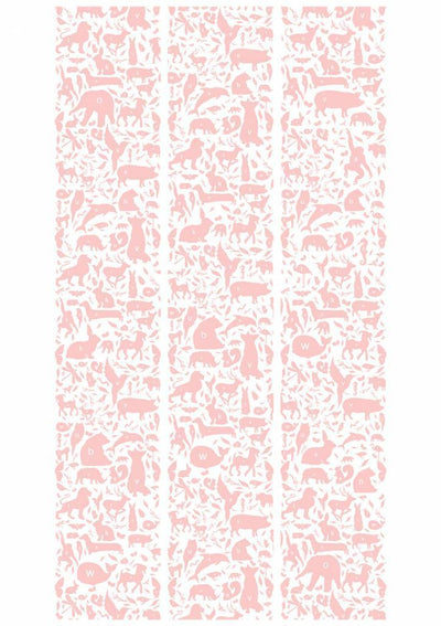 product image for Animal Alphabet Kids Wallpaper in Pink by KEK Amsterdam 75