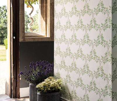 product image for Signature Arber Sage/Lilac Wallpaper by Nina Campbell 39
