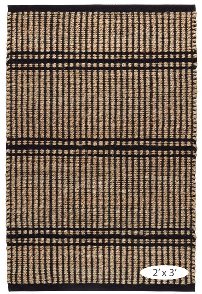 product image for Arbor Black Handwoven Jute Rug 3 2