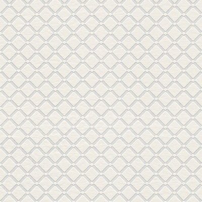 product image of Armin White Diamond Trellis Paintable Wallpaper by Brewster Home Fashions 514