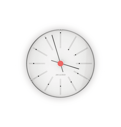 product image of arne jacobsen bankers wall clock by rosendahl 43646 1 580