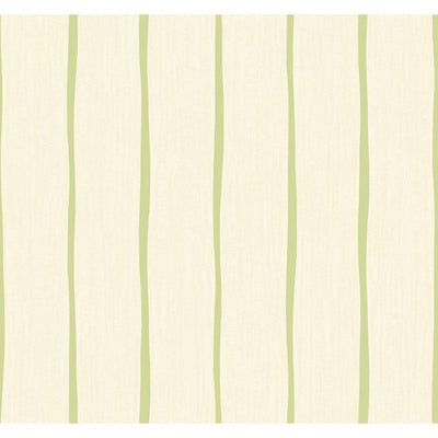 product image of Aruba Stripe Wallpaper in Ivory and Green from the Tortuga Collection by Seabrook Wallcoverings 565