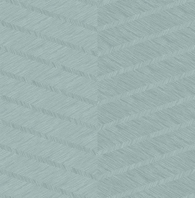 product image of Aspen Chevron Wallpaper in Aqua from the Scott Living Collection by Brewster Home Fashions 574
