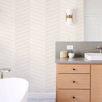 product image for Aspen Chevron Wallpaper in White from the Scott Living Collection by Brewster Home Fashions 37