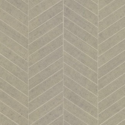 product image of Atelier Herringbone Wallpaper in Poff White from the Traveler Collection by Ronald Redding 580