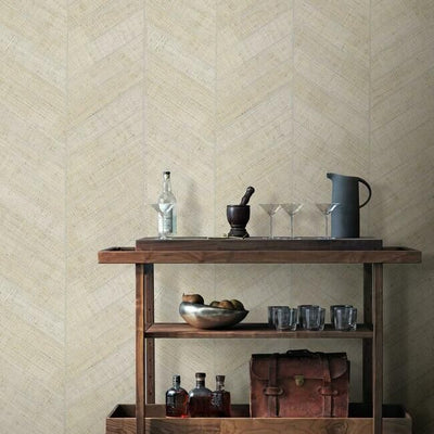 product image for Atelier Herringbone Wallpaper in White from the Traveler Collection by Ronald Redding 34