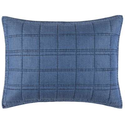 product image for atlas denim quilt shams by pine cone hill pc3821 t 2 15