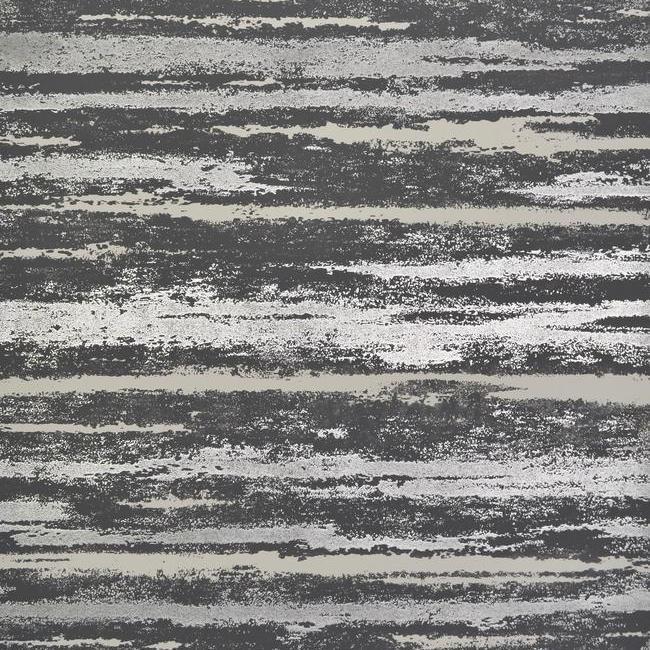 media image for Atmosphere Wallpaper in Black and Silver by Antonina Vella for York Wallcoverings 291