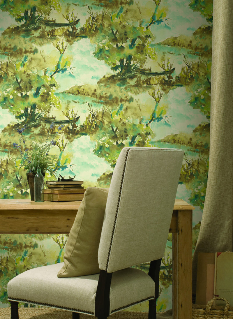 media image for Attersee Wallpaper from the Lugano Collection by Seabrook Wallcoverings 223