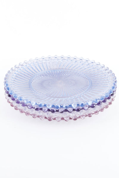 product image for aurora glass plate pink 2 42