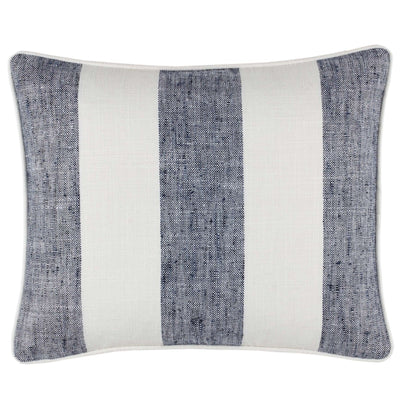 product image for Awning Stripe Navy Indoor/Outdoor Decorative Pillow 2 77