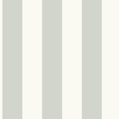 product image for Awning Stripe Wallpaper in Grey and Ivory from the Magnolia Home Collection by Joanna Gaines 52