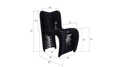 product image for Seat Belt Dining Chair By Phillips Collection B2061Be 65 59