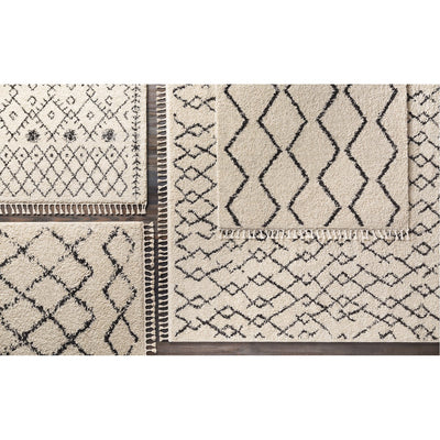 product image for Berber Shag BBE-2303 Rug in Charcoal & Beige by Surya 4