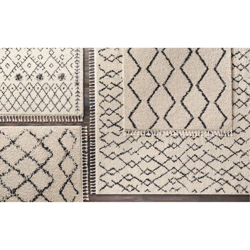 media image for Berber Shag BBE-2303 Rug in Charcoal & Beige by Surya 232