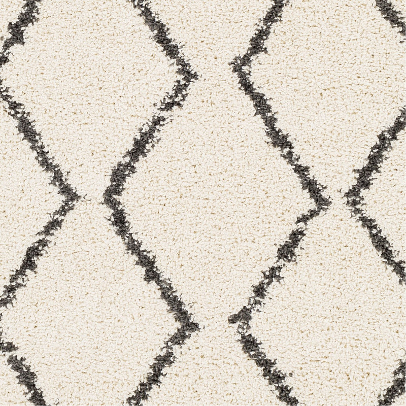 media image for Berber Shag BBE-2303 Rug in Charcoal & Beige by Surya 268
