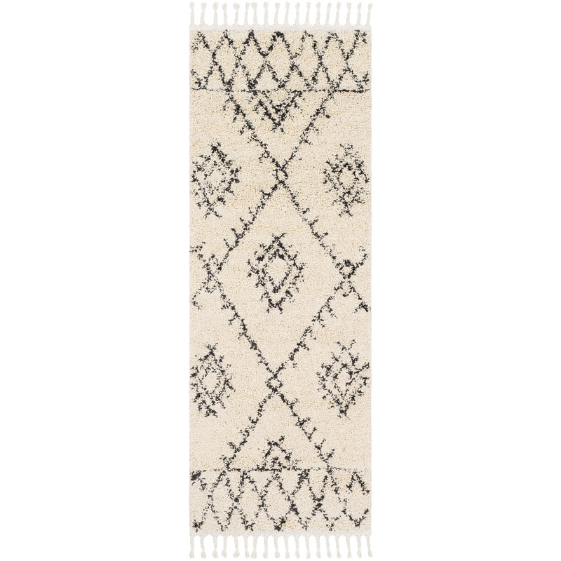 media image for Berber Shag BBE-2305 Rug in Charcoal & Beige by Surya 258