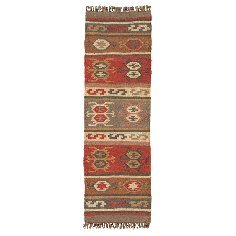 media image for Thebes Geometric Rug in Cardinal & Mustard Gold design by Jaipur Living 237