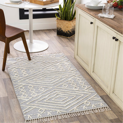 product image for Bedouin BDO-2301 Hand Woven Rug in Medium Gray & Cream by Surya 68