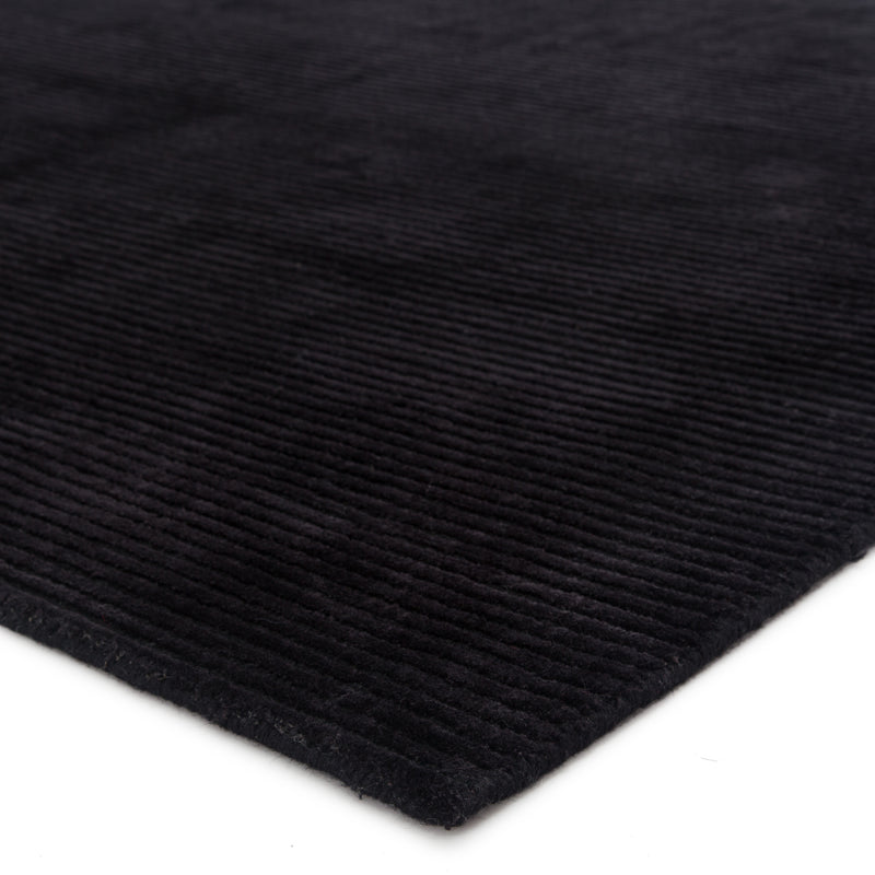 media image for basis solid rug in jet black design by jaipur 2 227