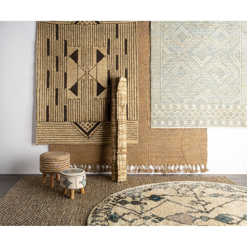 media image for Jute Woven JS-1001 Hand Woven Rug in Wheat & Cream by Surya 290