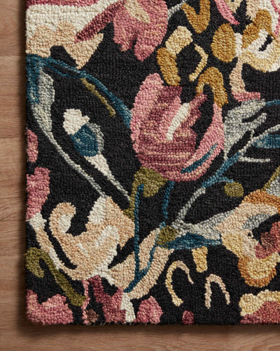 product image for Loloi Belladonna Black/Berry Rug 50
