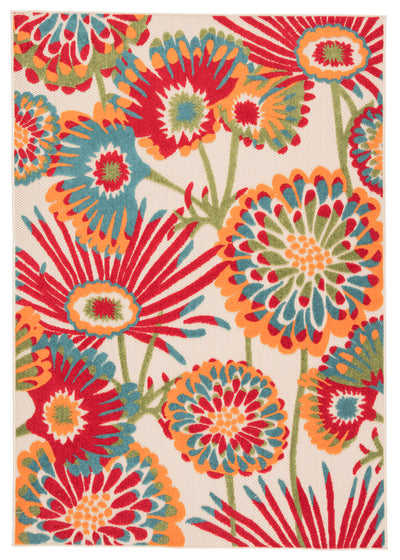 product image for Balfour Indoor/ Outdoor Floral Multicolor Area Rug 43